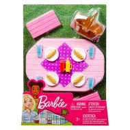 Set masa si accesorii pentru picnic Barbie
