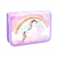 Ghiozdan scoala echipat Belmil Customize me - Unicorn Curcubeu