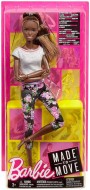 Papusa Barbie Made To Move flexibila Yoga mulatra