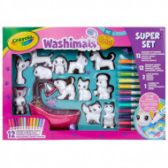 Set creativ Crayola Washimals Deluxe - Animale