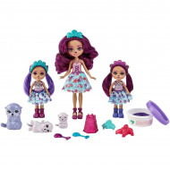 Set de joaca Ottavia Otter si familia de vidre Enchantimals Royal Ocean Kingdom