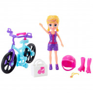 Set de joaca Polly Pocket - Polly si bicicleta