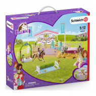 Set de joaca Schleich cu figurine caluti - Turneul prieteniei