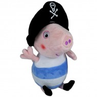 Figurina de plus Peppa Pig 25 cm George pirat
