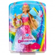 Papusa Barbie muzicala cu pieptan magic Dreamtopia