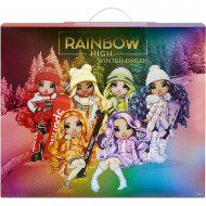 Papusa Rainbow High cu accesorii de iarna Skyler Bradshaw