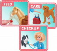 Set de joaca cu figurine - Abigail si cabinetul veterinar