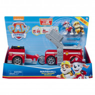 Set de joaca Masina de pompieri 2 in 1 cu figurine Marshall si Rubble Paw Patrol - Patrula Catelusilor