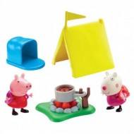 Set de joaca Peppa Pig camping cu Peppa si Suzy