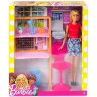 Set mobila de joaca Biroul Barbie