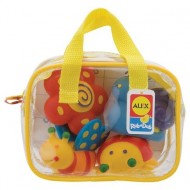 Set tematic cu jucarii pentru baie Gradina Alex Toys