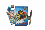 Set Creativ Patrula Catelusilor cu Jurnal, Pix si Abtibilduri