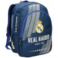 Ghiozdan rucsac FC Real Madrid cu 2 compartimente, 34 cm