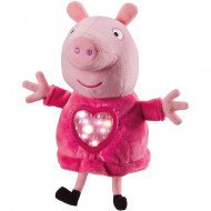 Jucarie de plus Peppa Pig Sleepover Peppa