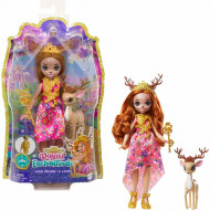 Papusa Queen Daviana si figurina Grassy EnchanTimals Royal