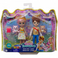 Set de joaca Braylee Bear si Bannon Bear Enchantimals Royal