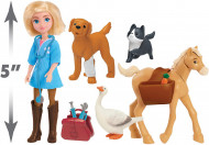 Set de joaca cu figurine - Abigail si cabinetul veterinar