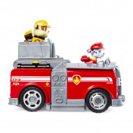 Set de joaca Masina de pompieri 2 in 1 cu figurine Marshall si Rubble Paw Patrol - Patrula Catelusilor