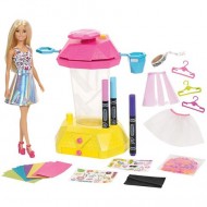 Set de joaca Papusa Barbie si studio Crayola