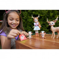 Set de joaca papusa Rainey Reindeer si renii Marathon, Jogger si Gallop Enchantimals