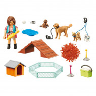 Set de joaca Playmobil City Life Dresorul de catei 70676