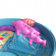 Set de joaca Polly Pocket - Plaja in gentuta cu delfini