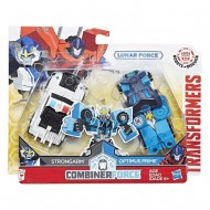 Figurine Robot Optimus Prime si Strongarm Transformers Combiner Force Robots in Disguise
