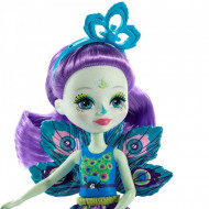 Papusa Patter Peacock cu figurina Flap EnchanTimals