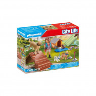 Set de joaca Playmobil City Life Dresorul de catei 70676