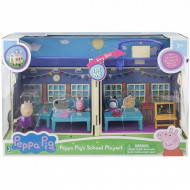 Set de joaca pliabil Scoala cu figurine Peppa, Zoe si Madame Gazelle Peppa Pig