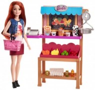 Set de joaca Standul cu alimente Barbie