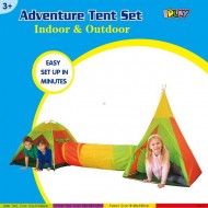Set doua corturi pentru copii cu un tunel iPlay