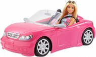 Set masina Cabriolet si papusa Barbie