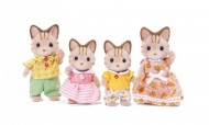 Set de joaca familia pisicutelor Striped Sylvanian Families
