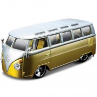 Masinuta Volkswagen Van Samba Gold 1/32 Bburago Street Tuners