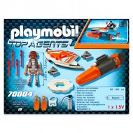 Set de joaca Aripa submarina Top Agents Playmobil