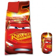 Sac de dormit Fulger McQueen Cars 140x 70 cm