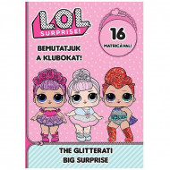 Carte de colorat cu abtiblduri L.O.L. Surprise! - The Glitterati Big Surprise