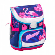 Ghiozdan scoala echipat Belmil Mini Fit - Flamingo