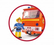 Masina de Pompieri Jupiter 2.0 cu figurine Sam si Elvis - Pompierul Sam