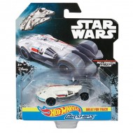 Masinuta Millennium Falcon 1/64 Hot Wheels Star Wars Carships