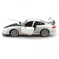 Masinuta Porsche 911 GTS RS 4.0 Alb 1/18 Bburago