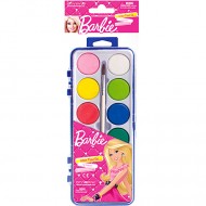 Paleta acuarele cu 12 culori Barbie