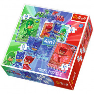 Puzzle Eroi in Pijama 4 in 1 - 35, 48, 54 si 70 piese