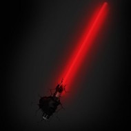 Sabie laser 3D Lampa de perete Star Wars