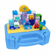 Set de constructie portabil Big Bloxx cabinetul medical al lui Peppa Pig