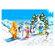 Set de joaca Lectia de ski a familiei Playmobil