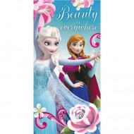 Prosop de plaja Frozen Beauty is everywhere 140x70 cm, 100% Bumbac