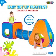 Doua corturi de joaca cu un tunel pop-up iPlay