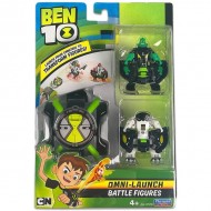 Pachet Promotional 2 Seturi Omnitrix cu figurine Ben 10 Action